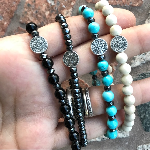 $40 All or $15 one Gemstones medal saint bracelet - Picture 5 of 8